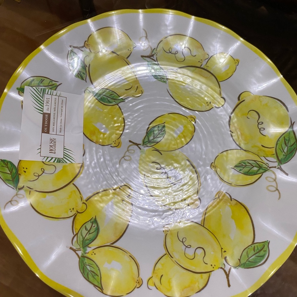 Brand New House & Garden Dinner Plates 8.5”
